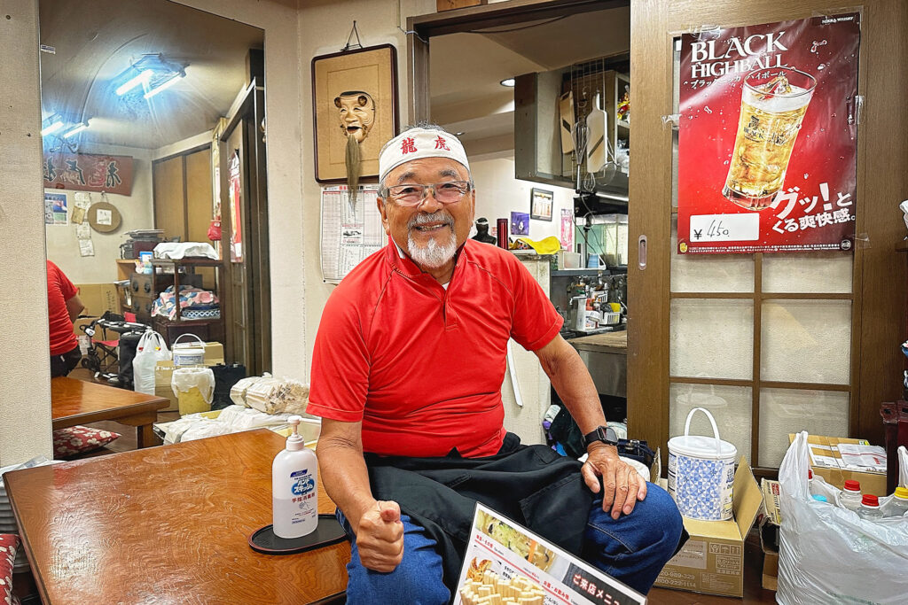 相変わらず若々しくて元気いっぱいの龍虎おっちゃん。
